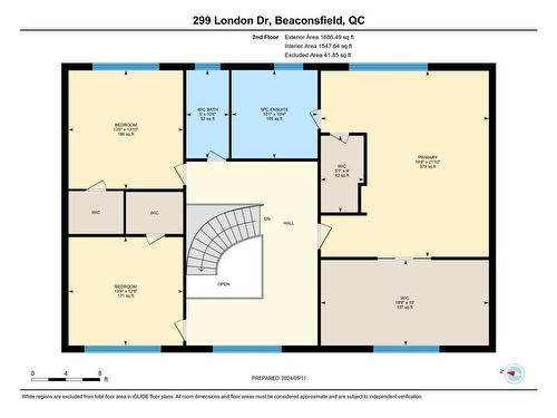 Drawing (sketch) - 299 London Drive, Beaconsfield, QC 