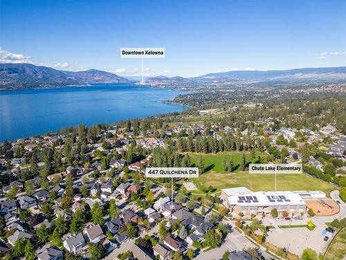 447 Quilchena Drive, Kelowna, BC - Outdoor With Body Of Water With View