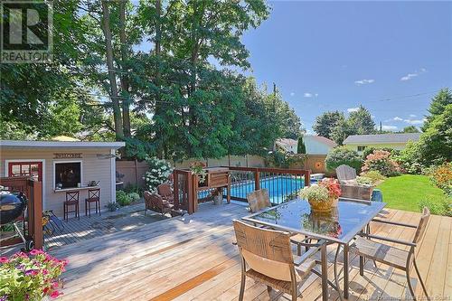 116 Melvin Street, Fredericton, NB - Outdoor With Deck Patio Veranda