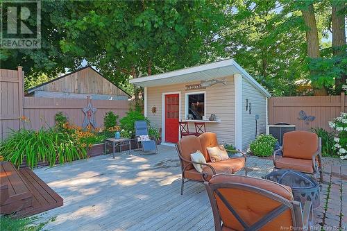 116 Melvin Street, Fredericton, NB - Outdoor With Deck Patio Veranda