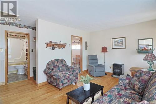 572 Maclaren Avenue, Fredericton, NB - Indoor Photo Showing Living Room With Fireplace