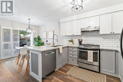 26 Beaumaris Crescent, Whitby (Brooklin), ON - Indoor Photo Showing Kitchen With Stainless Steel Kitchen With Double Sink With Upgraded Kitchen