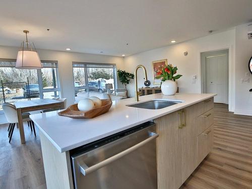 Kitchen - 211-2000 Rue Benoit, Saint-Bruno-De-Montarville, QC - Indoor Photo Showing Kitchen With Upgraded Kitchen