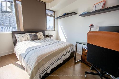 507 - 90 Trinity Street, Toronto (Moss Park), ON - Indoor Photo Showing Bedroom