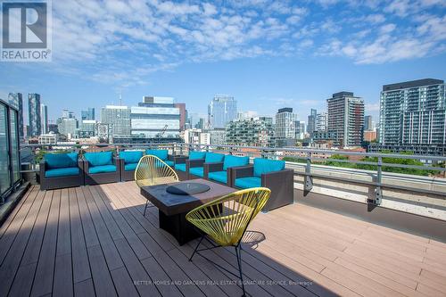 507 - 90 Trinity Street, Toronto (Moss Park), ON - Outdoor With Deck Patio Veranda