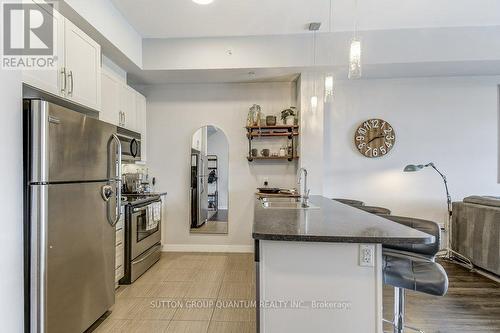 420 - 5020 Corporate Drive, Burlington, ON - Indoor Photo Showing Kitchen With Double Sink