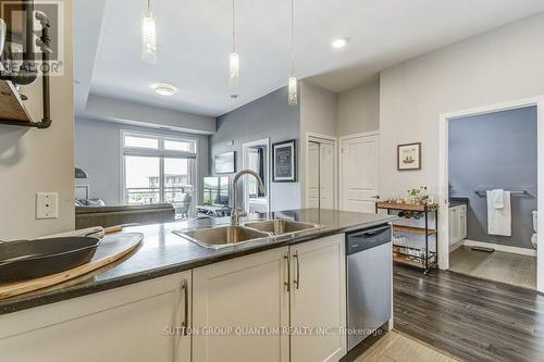 420 - 5020 Corporate Drive, Burlington, ON - Indoor Photo Showing Kitchen With Double Sink