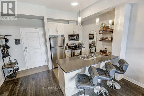 420 - 5020 Corporate Drive, Burlington (Uptown), ON - Indoor Photo Showing Kitchen With Double Sink