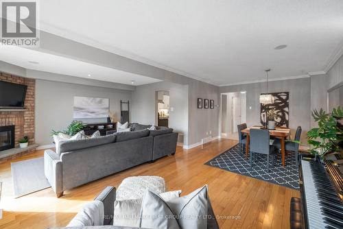 27 Dorvis Drive, Whitby (Blue Grass Meadows), ON - Indoor Photo Showing Living Room With Fireplace