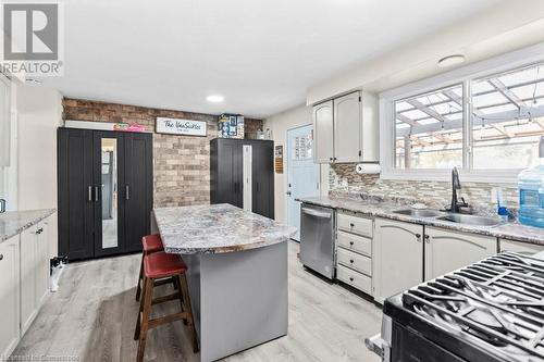 1258 6 Highway N, Hamilton, ON - Indoor Photo Showing Kitchen With Double Sink With Upgraded Kitchen