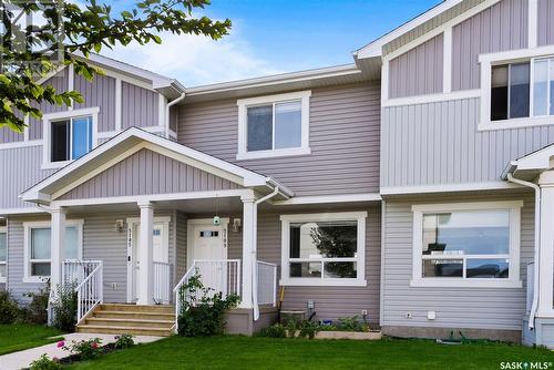 5109 Beacon Way, Regina, SK - Outdoor With Deck Patio Veranda With Facade