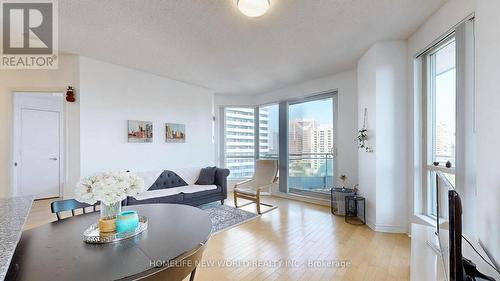 1305 - 60 Byng Avenue, Toronto, ON - Indoor Photo Showing Living Room