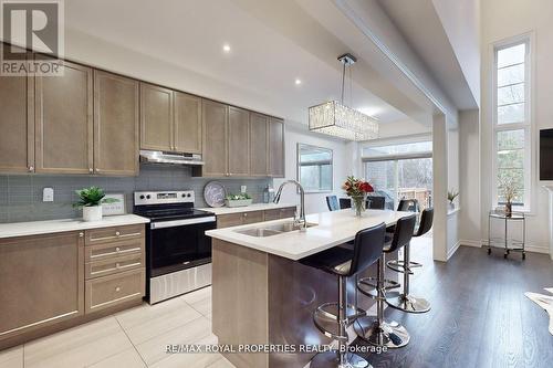 43 Workmens Circle, Ajax, ON - Indoor Photo Showing Kitchen With Double Sink