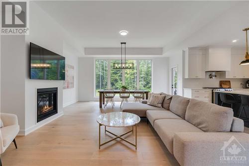 436 Cinnamon Crescent, Ottawa, ON - Indoor Photo Showing Living Room With Fireplace