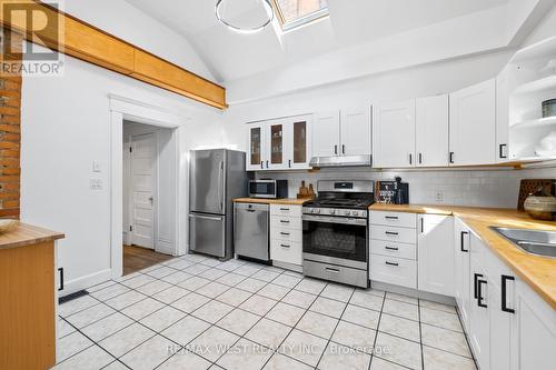 23 Mcmurray Avenue, Toronto, ON - Indoor Photo Showing Kitchen With Double Sink