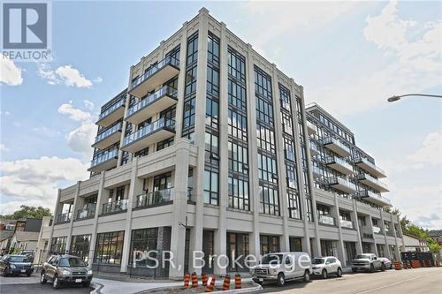 515 - 101 Locke Street S, Hamilton, ON - Outdoor With Balcony With Facade