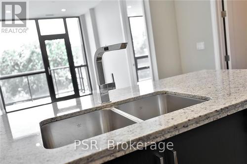 515 - 101 Locke Street S, Hamilton, ON - Indoor Photo Showing Kitchen With Double Sink