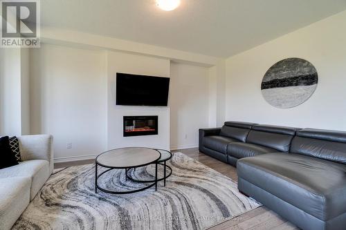 43 Rainbrook Close, Brampton, ON - Indoor Photo Showing Living Room With Fireplace