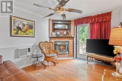 2948 Suntrac Drive, Ramara, ON - Indoor Photo Showing Living Room With Fireplace