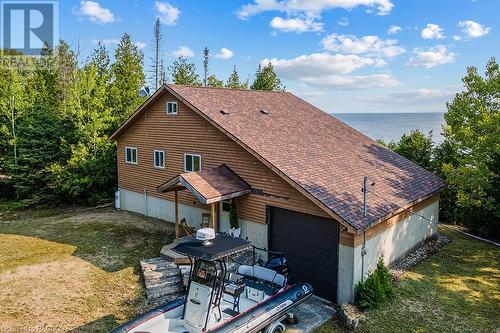 Oversized garage with 10ft door! - 106 Carter Road, North Bruce Peninsula, ON - Outdoor