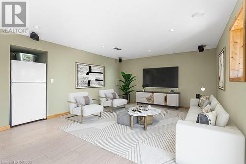 *Virtually staged - 106 Carter Road, North Bruce Peninsula, ON - Indoor Photo Showing Living Room