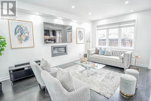 19 Argelia Crescent, Brampton, ON - Indoor Photo Showing Living Room With Fireplace