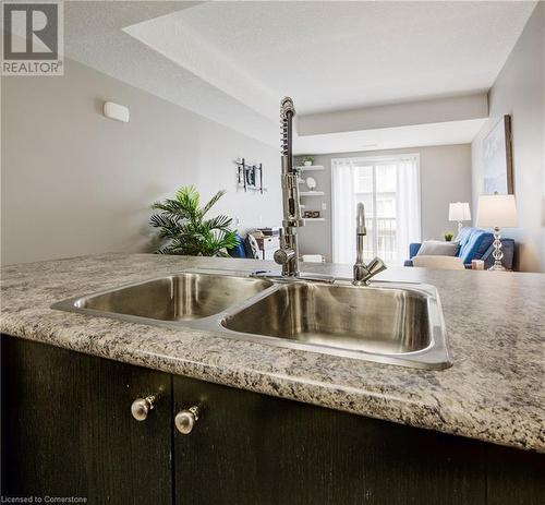 242 Rachel Crescent Unit# D, Kitchener, ON - Indoor Photo Showing Kitchen With Double Sink