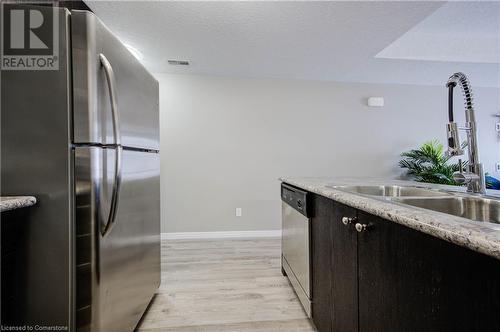 242 Rachel Crescent Unit# D, Kitchener, ON - Indoor Photo Showing Kitchen With Double Sink