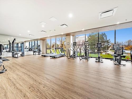 Exercise room - 708-1000 Rue Levert, Montréal (Verdun/Île-Des-Soeurs), QC - Indoor Photo Showing Gym Room