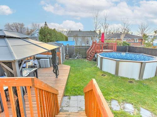 Pool - 4750 55E Avenue, Laval (Laval-Ouest), QC - Outdoor With Above Ground Pool