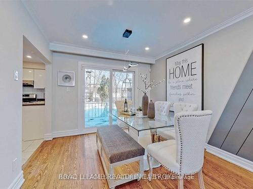 Upper-17 Baroness Cres, Toronto, ON - Indoor Photo Showing Dining Room