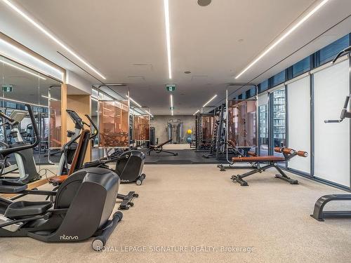 2815-19 Western Battery Rd, Toronto, ON - Indoor Photo Showing Gym Room