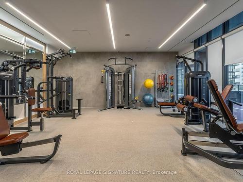 2815-19 Western Battery Rd, Toronto, ON - Indoor Photo Showing Gym Room