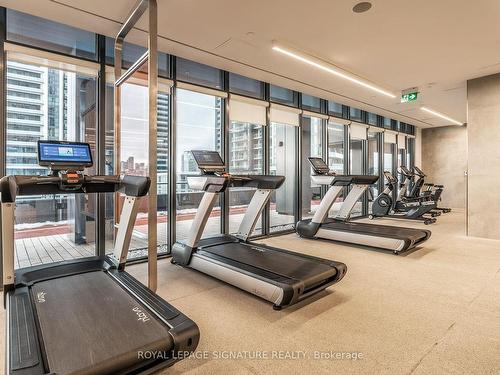 2815-19 Western Battery Rd, Toronto, ON - Indoor Photo Showing Gym Room