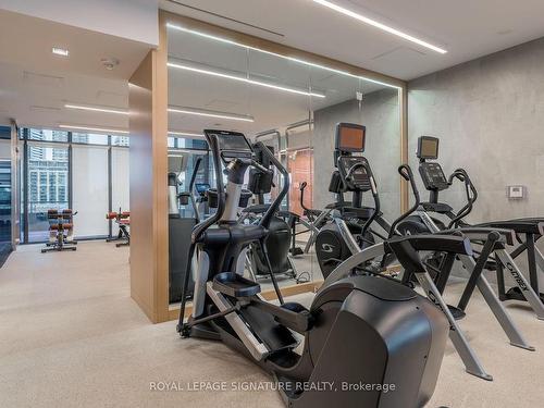 2815-19 Western Battery Rd, Toronto, ON - Indoor Photo Showing Gym Room