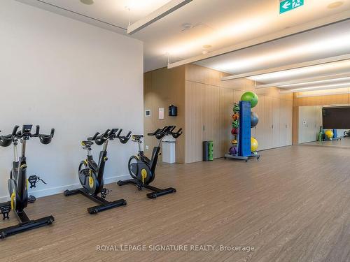 2815-19 Western Battery Rd, Toronto, ON - Indoor Photo Showing Gym Room