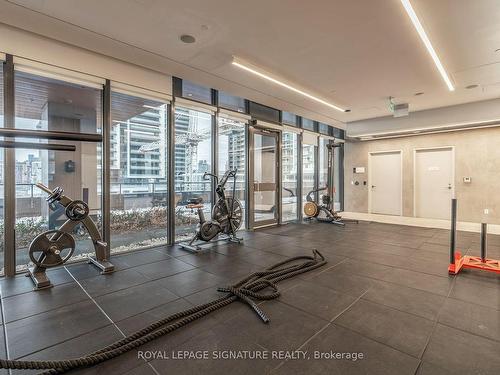 2815-19 Western Battery Rd, Toronto, ON - Indoor Photo Showing Gym Room