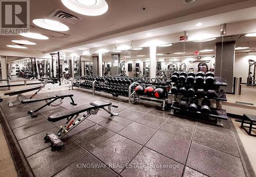 4004 - 60 Absolute Avenue, Mississauga, ON - Indoor Photo Showing Gym Room