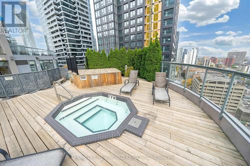 512 - 24 Wellesley Street W, Toronto, ON - Outdoor With Deck Patio Veranda