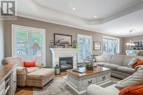 22 Martha Court, Pelham, ON - Indoor Photo Showing Living Room With Fireplace