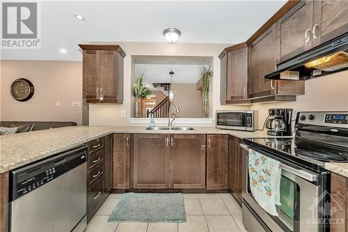 3121 Burritts Rapids Place, Ottawa, ON - Indoor Photo Showing Kitchen With Double Sink