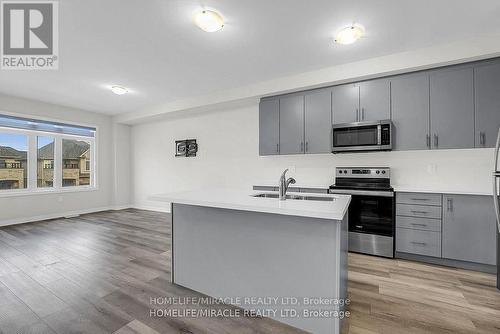 150 Sonoma Lane, Hamilton, ON - Indoor Photo Showing Kitchen With Double Sink