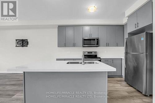 150 Sonoma Lane, Hamilton, ON - Indoor Photo Showing Kitchen With Double Sink