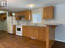 27 5701 Airport Drive, Fort Nelson, BC  - Indoor Photo Showing Kitchen With Double Sink 