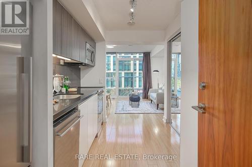 308 - 85 Queens Wharf Road, Toronto, ON - Indoor Photo Showing Kitchen