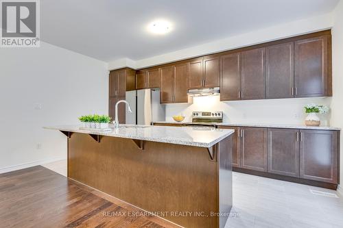 3483 Eternity Way, Oakville, ON - Indoor Photo Showing Kitchen With Stainless Steel Kitchen With Upgraded Kitchen