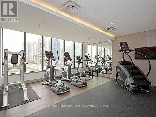 4111 - 4011 Brickstone Mews, Mississauga, ON - Indoor Photo Showing Gym Room