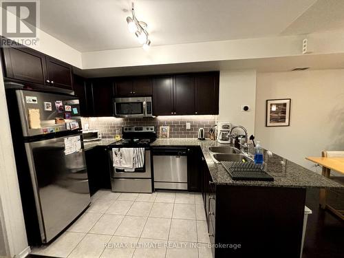 255 - 35 Elsie Lane, Toronto, ON - Indoor Photo Showing Kitchen With Double Sink With Upgraded Kitchen