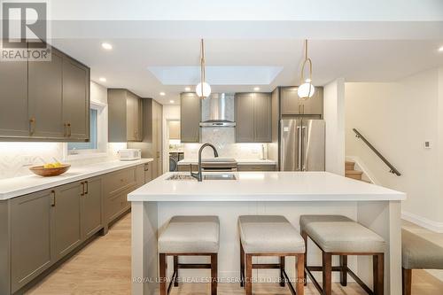 51 Tromley Drive, Toronto, ON - Indoor Photo Showing Kitchen With Upgraded Kitchen