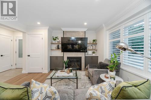 51 Tromley Drive, Toronto, ON - Indoor Photo Showing Living Room With Fireplace